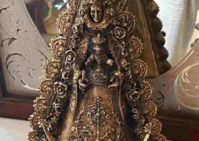Tallado en Metal de Nuestra Señora del Rocio